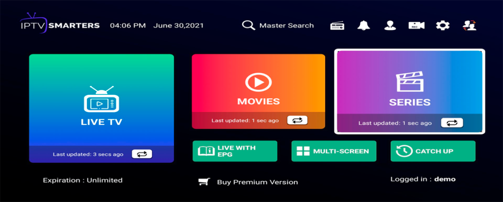 Teste válido por 6 Horas -Teste IPTV Smarters Pro